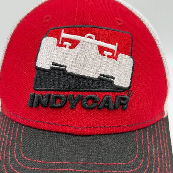 New Era 9Forty INDYCAR Hat Youth One Size Strapback Cap Adjustable Red Black - Picture 6 of 10